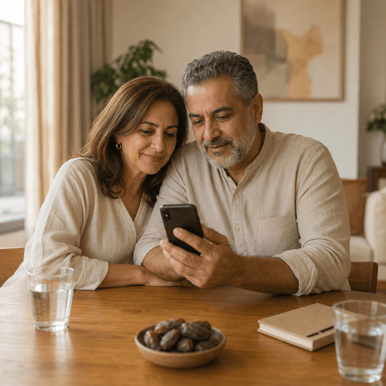 A couple managing diabetes together